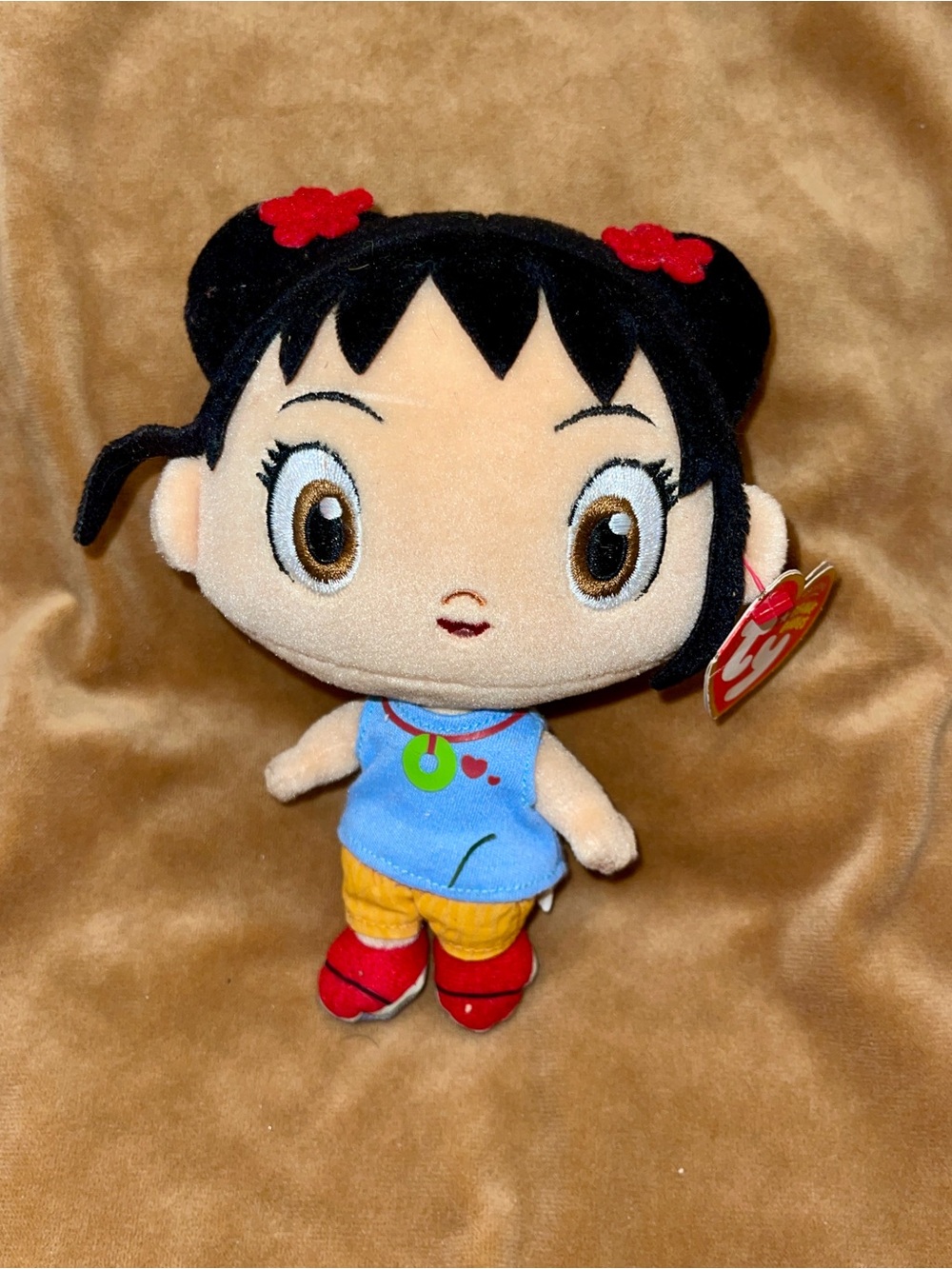 Ty Beanie Baby Ni Hao Kai-Lan Plush Doll 6.5" Nick Jr Nickelodeon 2009 MWMT